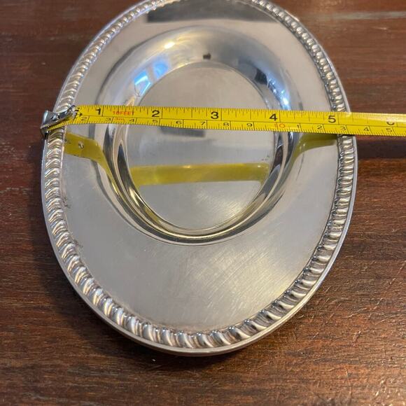 Roger Bros 1847 Silverware Small Tray Oval Plate - Picture 6 of 6